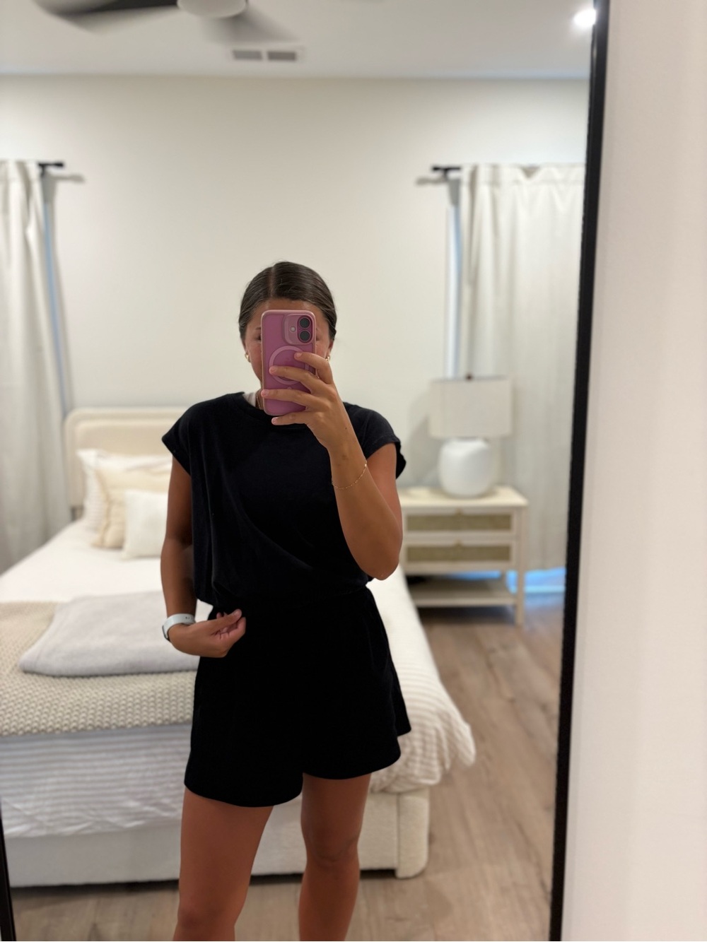 Madewell 100% Cotton Tee in Black Size XS